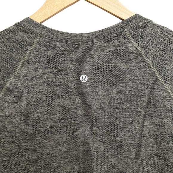 Lululemon Swiftly Tech Short Sleeve Tee Variegated Mesh Camo Black Grey Sage - Picture 4 of 6